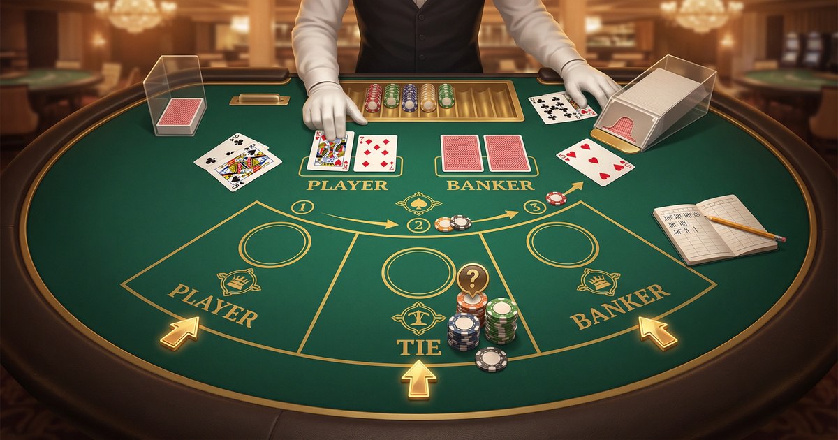 バカラの勝ち方 初心者ガイド【2026年】ルール・確率・戦略を完全解説