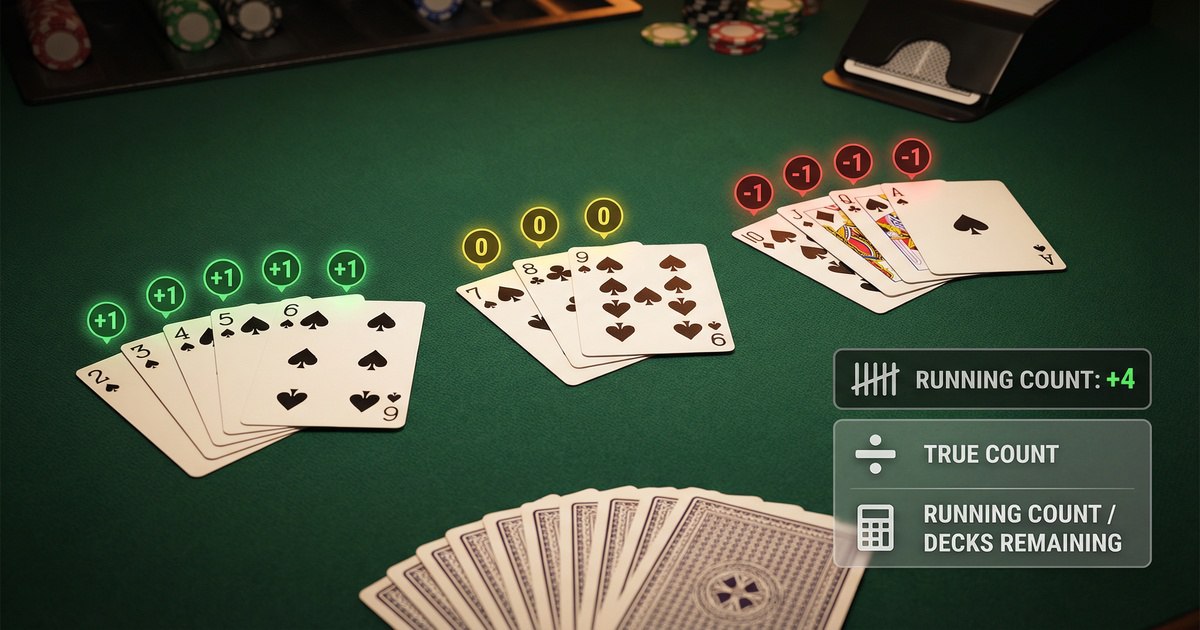 ブラックジャック カードカウンティングのやり方【2026年】ハイローシステム練習法＆実践ガイド