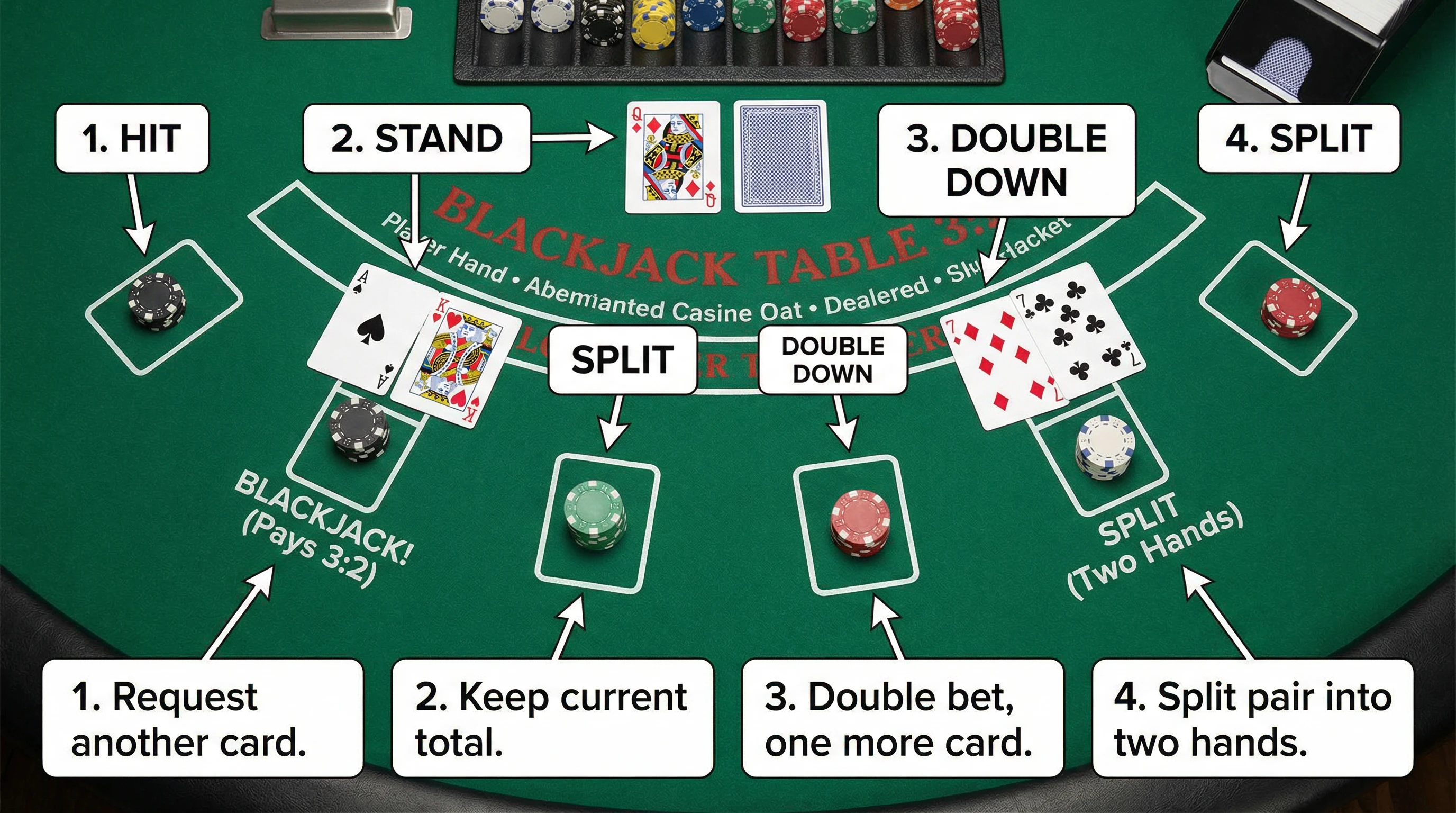 ブラックジャックのルール｜初心者向けに遊び方・カードの数え方を図解で解説【2026年】