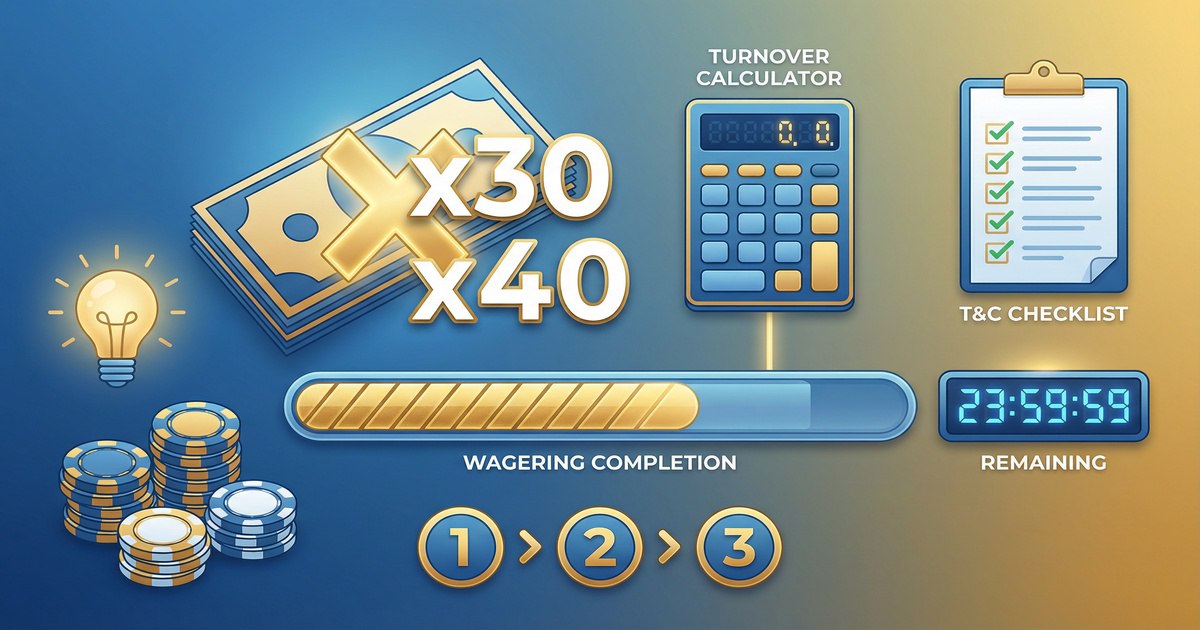 カジノボーナス出金条件（賭け条件）攻略ガイド【2026年版】ワジャリングを効率的にクリアする方法