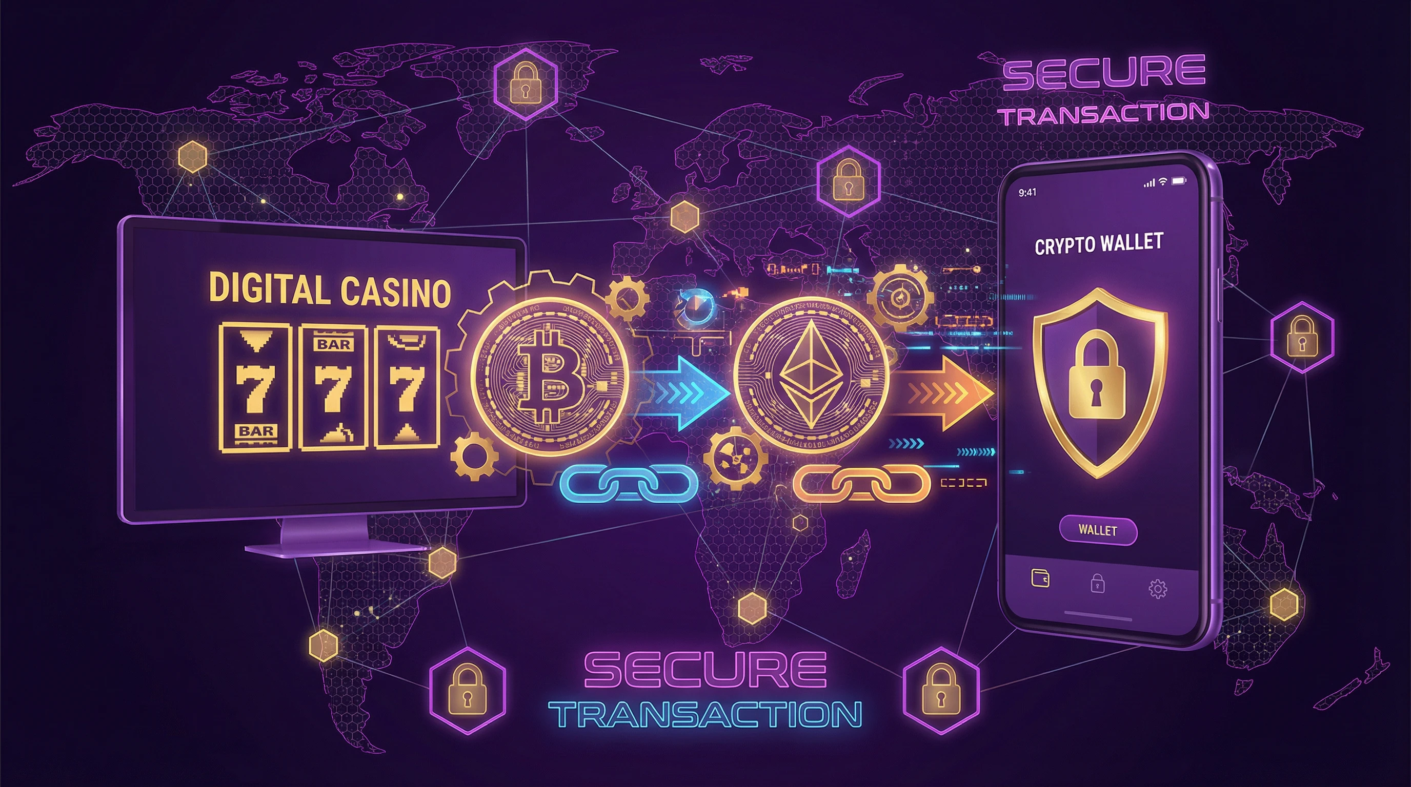 オンラインカジノから仮想通貨で換金する方法【2026年最新】BTC出金→日本円の全手順