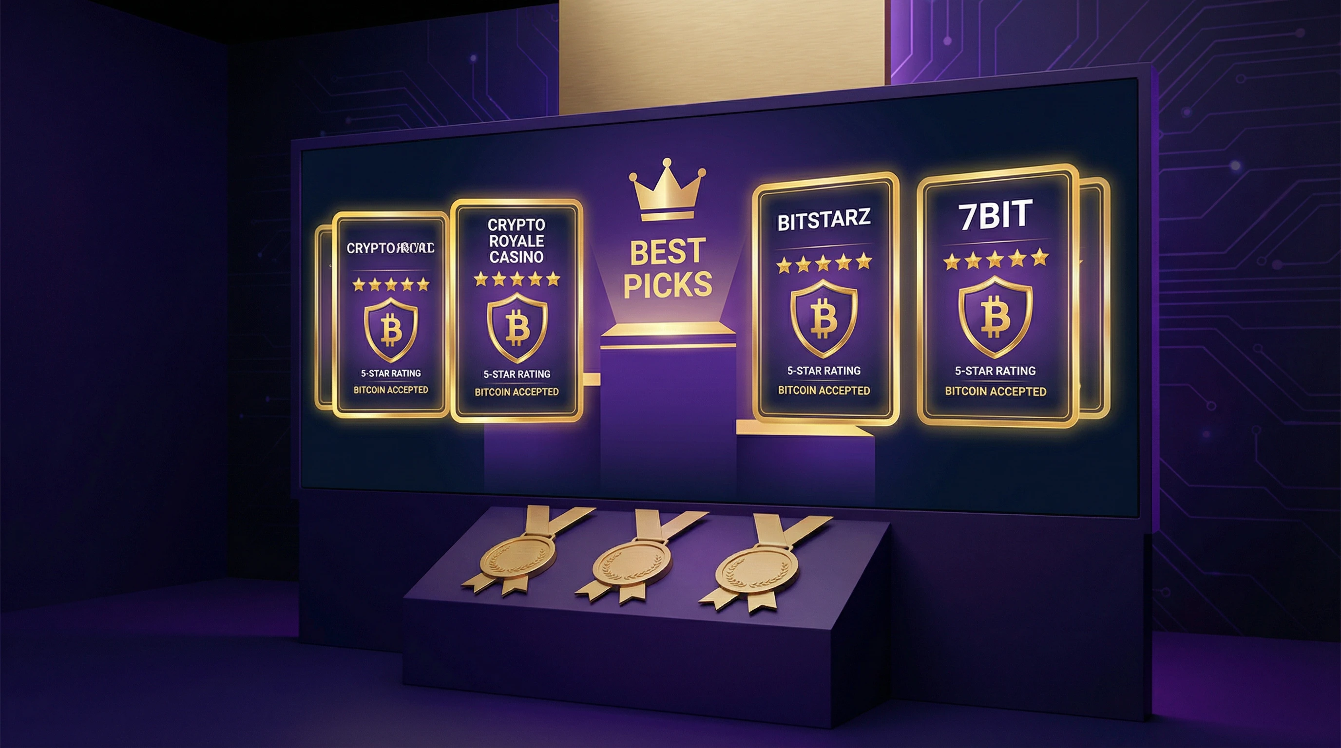 仮想通貨カジノおすすめ7選【2026年】ビットコイン対応サイト比較