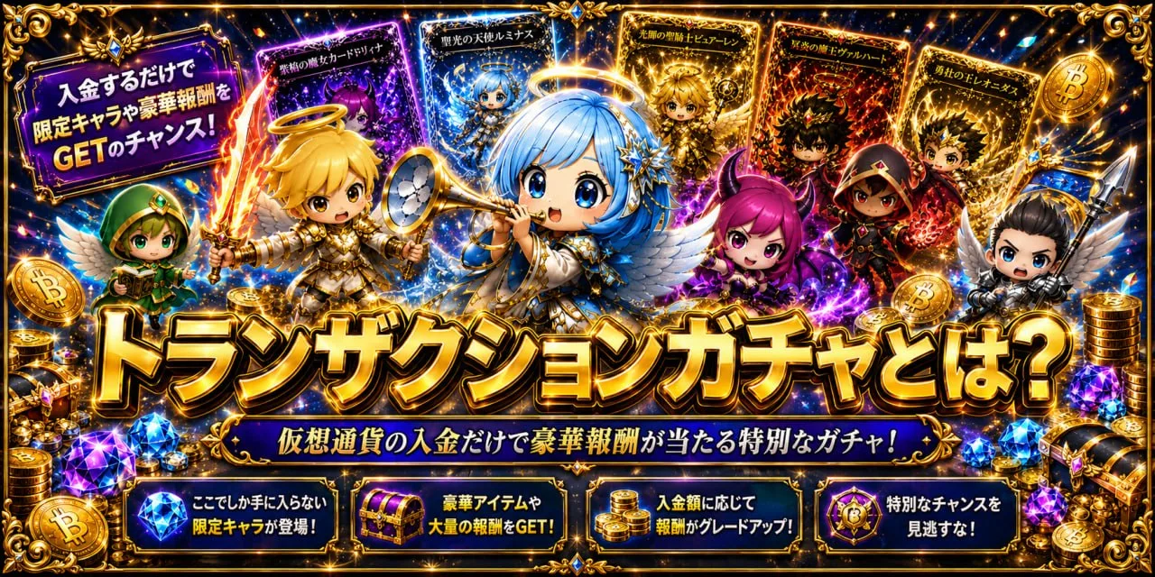 スロ天CRYPTO LOTTERY（カードガチャ）とは？TXIDで引ける仮想通貨ガチャの仕組み・特典を徹底解説