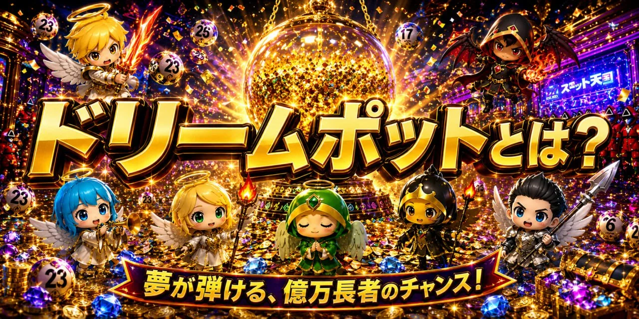 スロ天ドリームポットとは？ロト6連動の当選条件・チケット・キャリーオーバーの仕組みを徹底解説