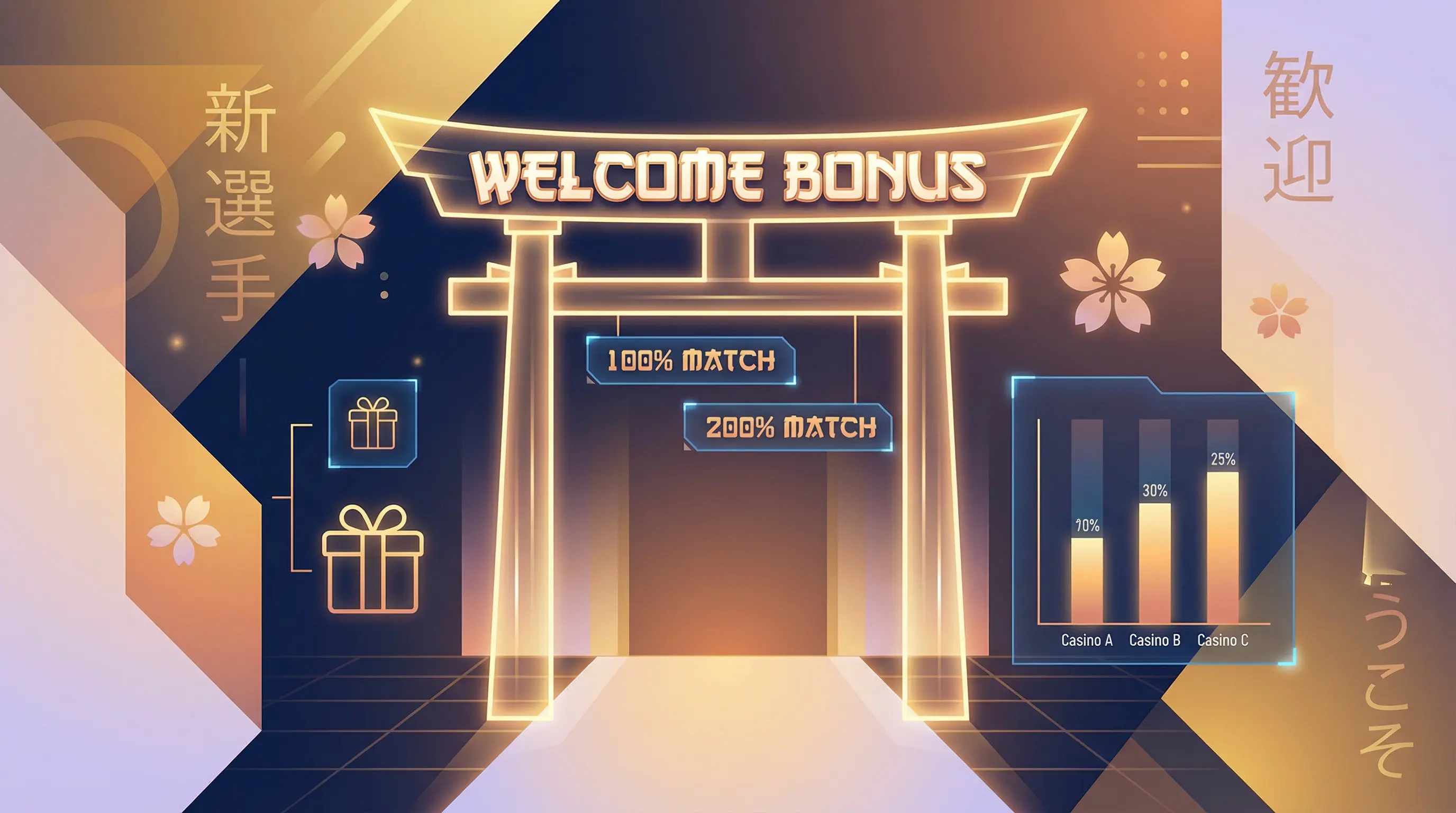 【2026年最新】初回入金ボーナスおすすめランキング｜最大$3,000超のお得なカジノ比較