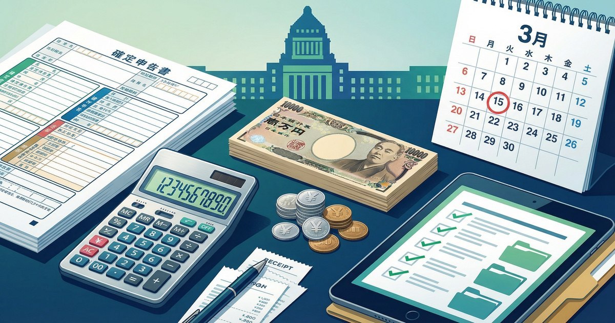 ギャンブルの税金完全ガイド｜確定申告の方法と節税のコツ【2026年版】