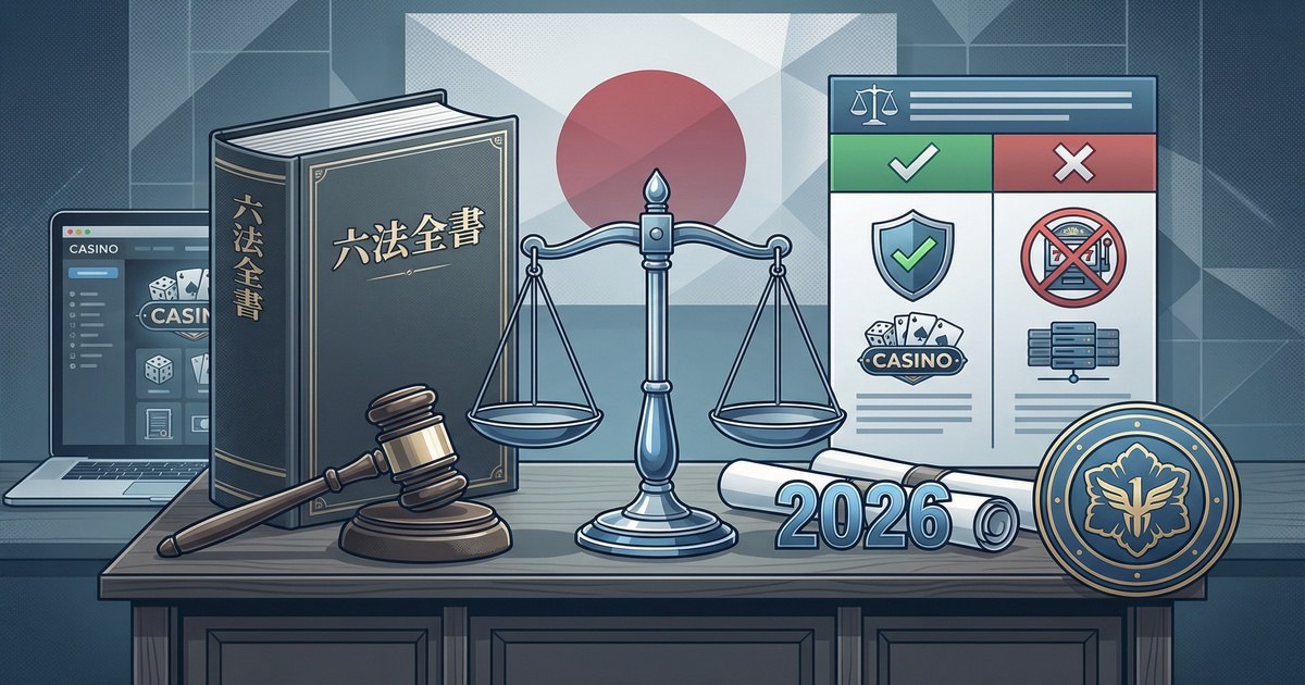 オンラインカジノは日本で違法？合法？【2026年最新】法律の現状と安全なプレイ方法