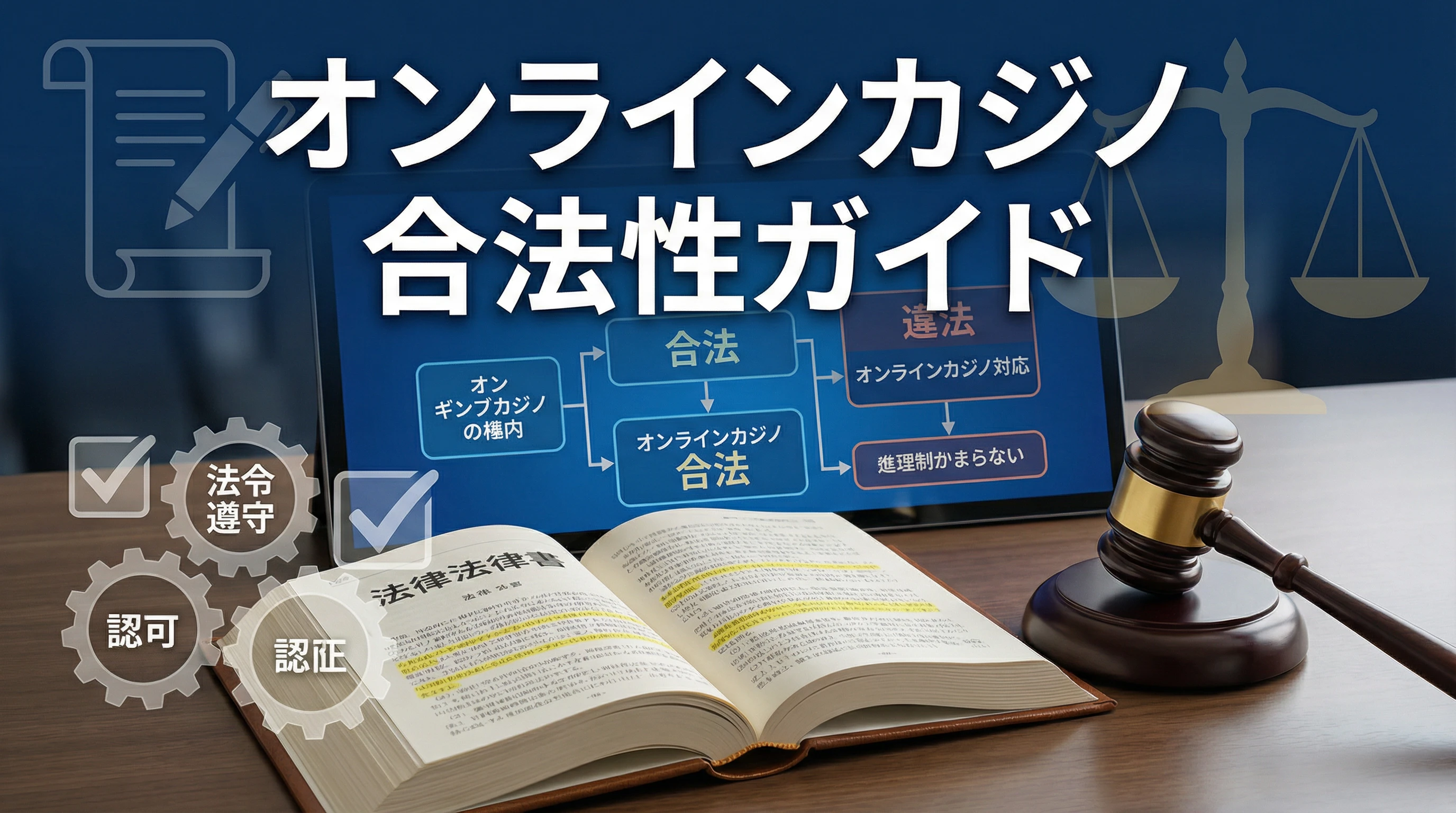 オンラインカジノは違法？合法？【2026年最新】日本の法律と逮捕リスクを弁護士視点で解説