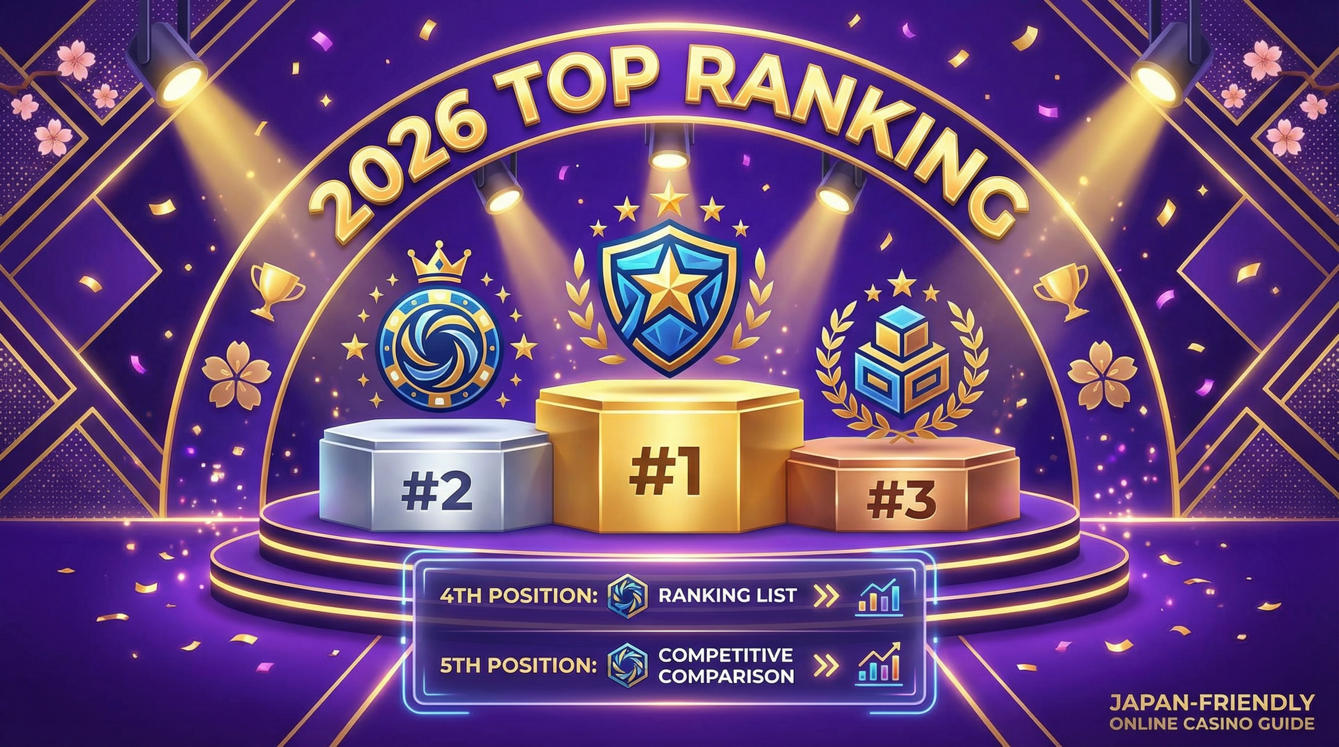 オンラインカジノおすすめランキングTOP10【2026年2月】安全性・ボーナス・出金速度で比較