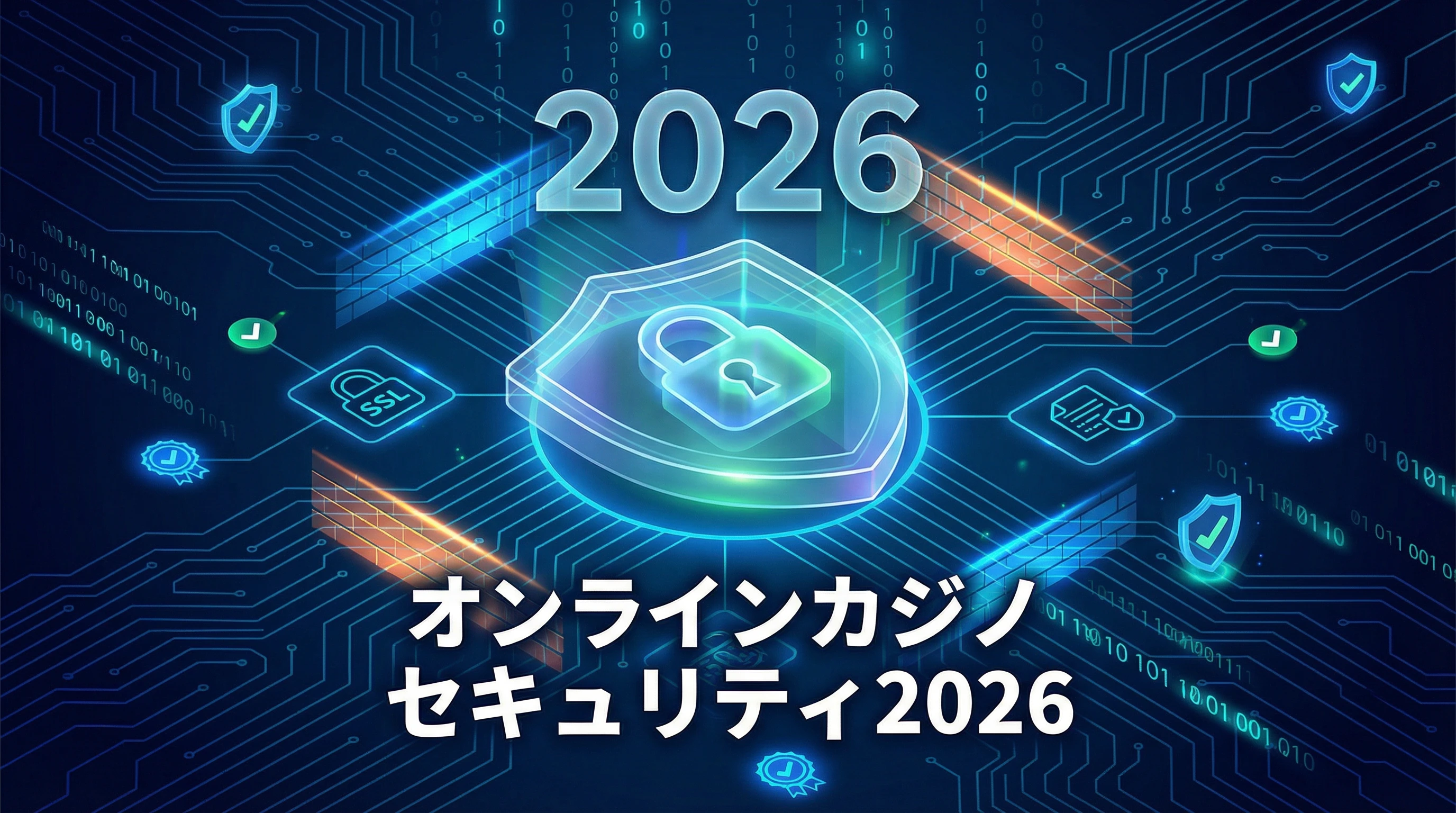 オンラインカジノの安全性2026｜最新セキュリティ技術と詐欺手口の見分け方を完全解説