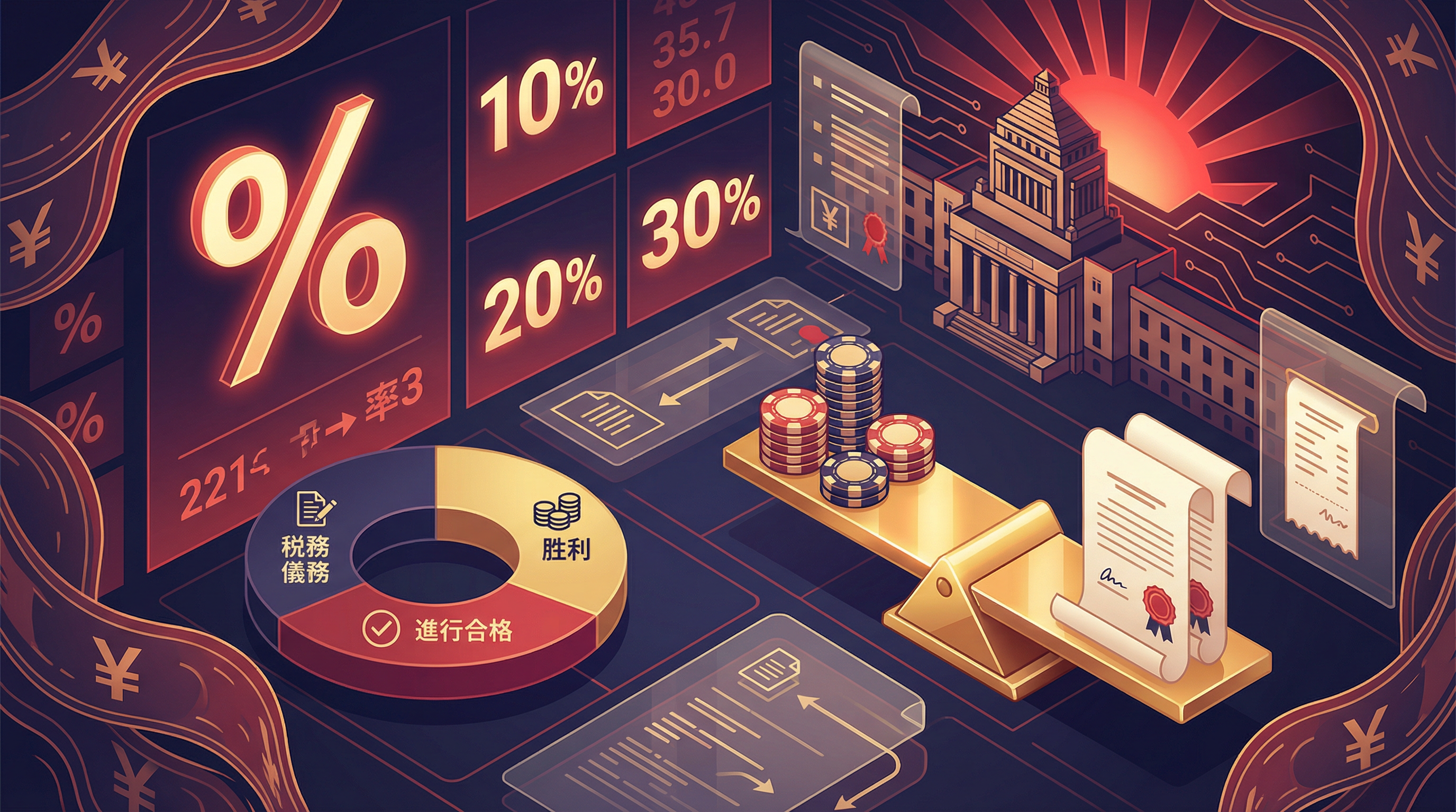 オンラインカジノの税金と確定申告【完全ガイド】計算方法・書き方・節税テクニック