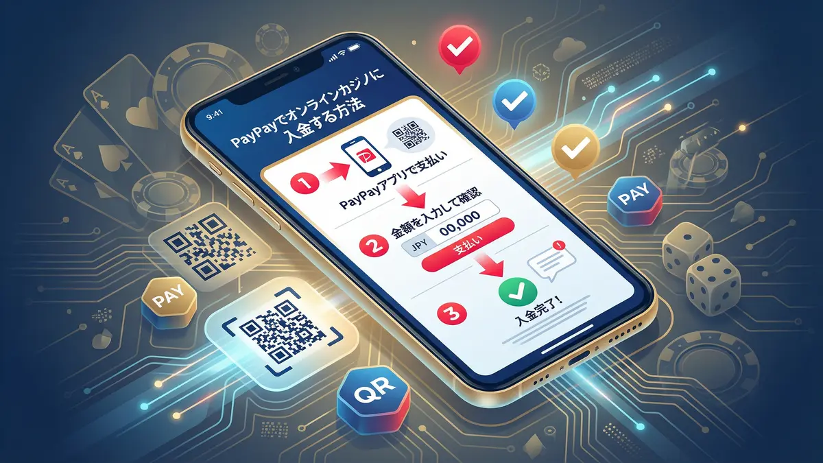 PayPayで入金できるオンラインカジノ【2026年最新】対応サイト・手順・注意点を完全解説