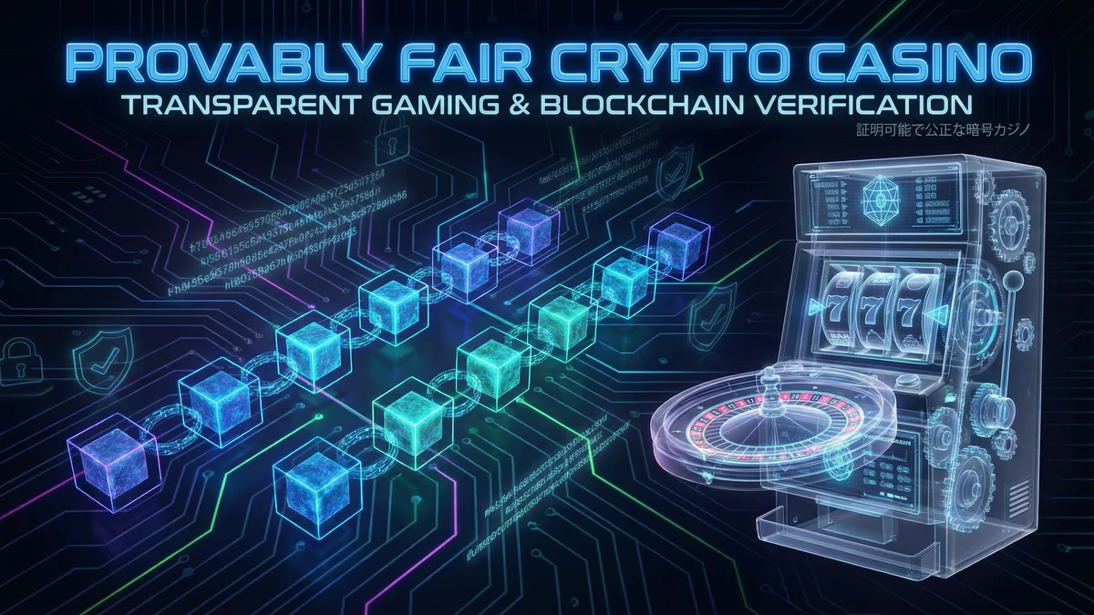 Provably Fair対応の仮想通貨カジノ比較｜公正性が検証できるおすすめサイト【2026年】