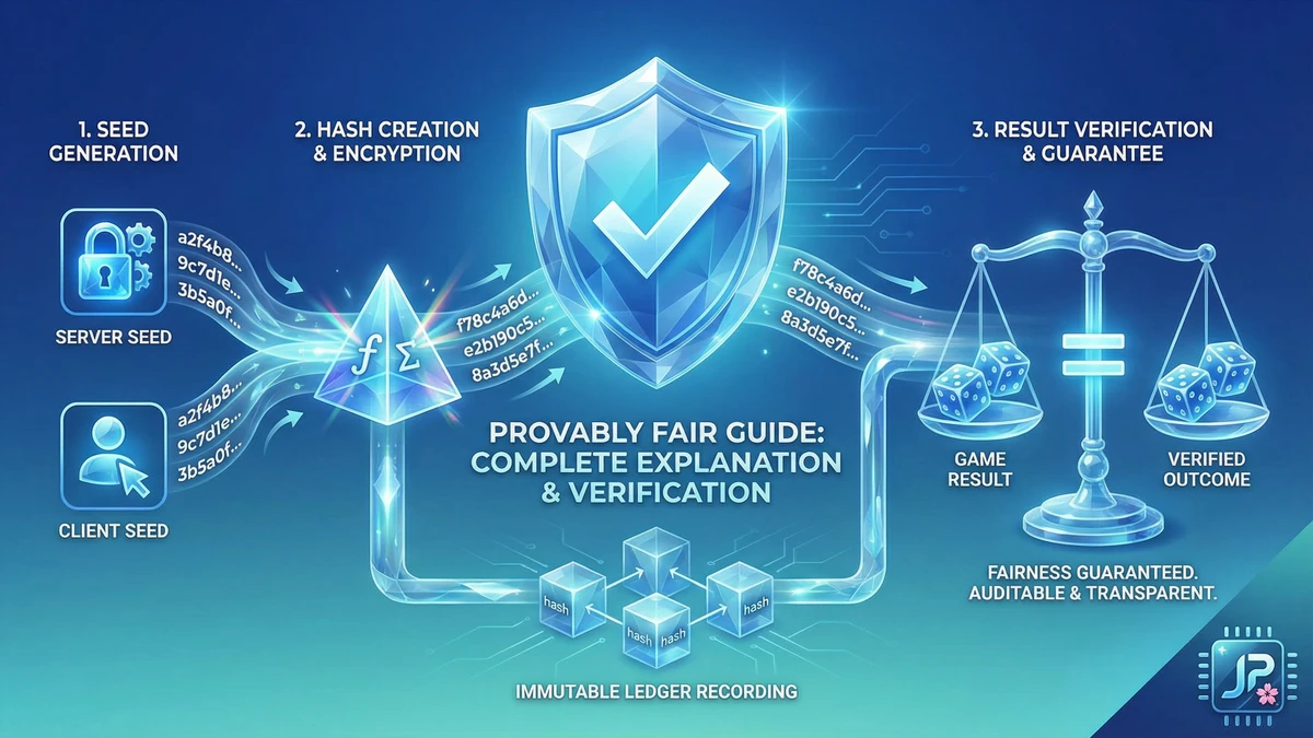 Provably Fair（公正性証明）とは？仕組みと対応サイトを徹底解説【2026年】