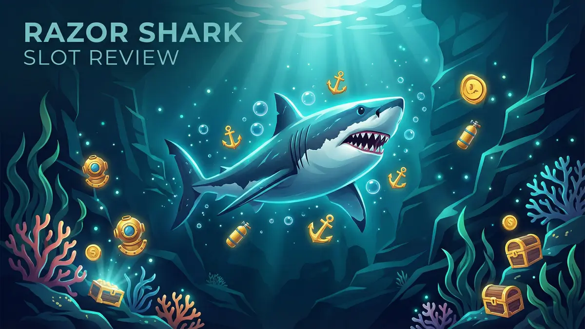 レイザーシャーク（Razor Shark）スロットレビュー｜Push Gamingの高ボラスロット完全解説