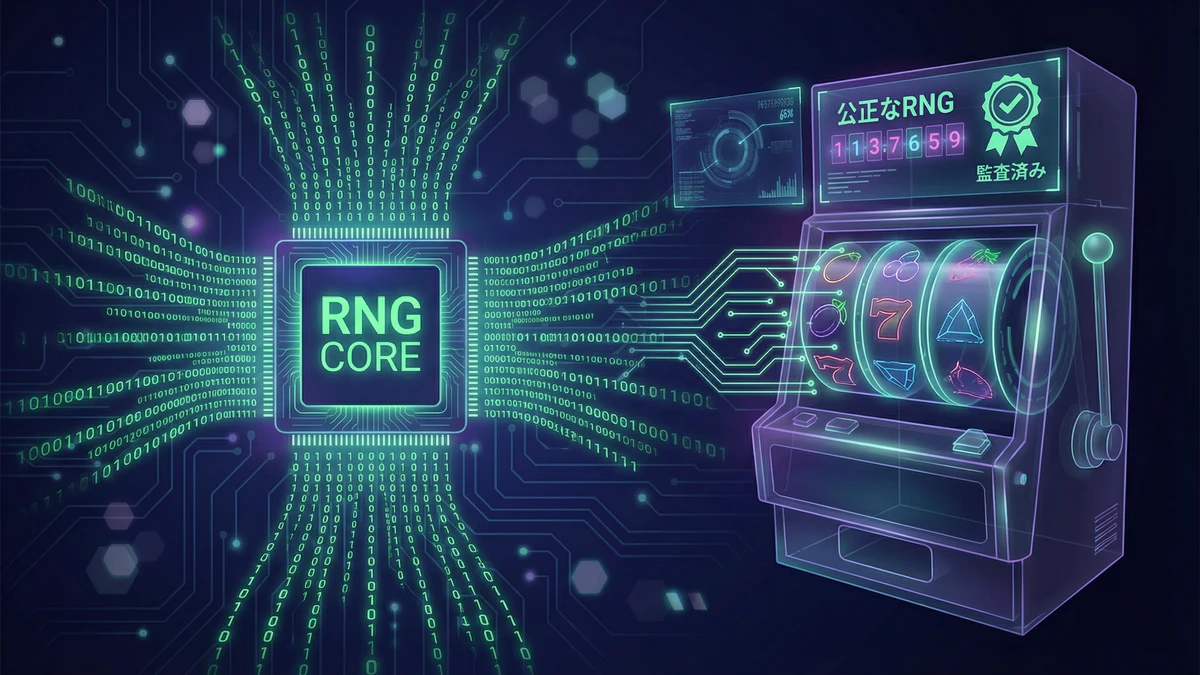 スロットの仕組みを完全解説【2026年】RNG・RTP・ペイラインの基礎知識
