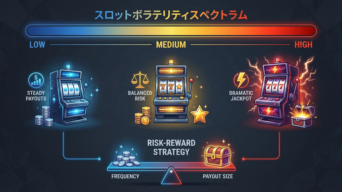 スロット ボラティリティ別おすすめ機種【2026年】低・中・高ボラで選ぶ最適スロット