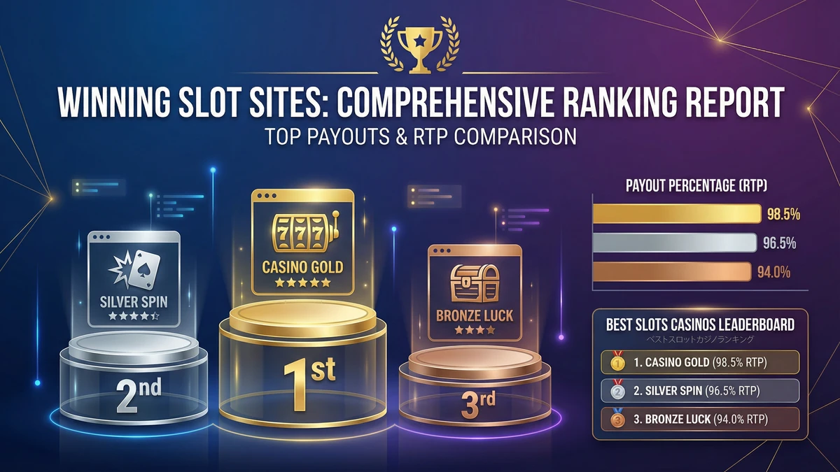 スロットで勝てるサイトランキング2026｜高RTP・勝ちやすいオンラインカジノを徹底比較